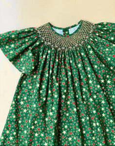 Asha smocked dress